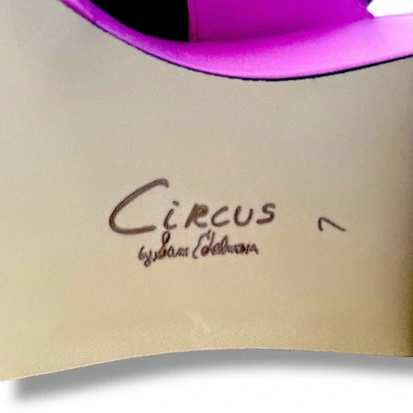 NWT Circus by Sam Edelman Pink Moira Platform Wedge Thong Sandals NIB - Picture 9 of 10